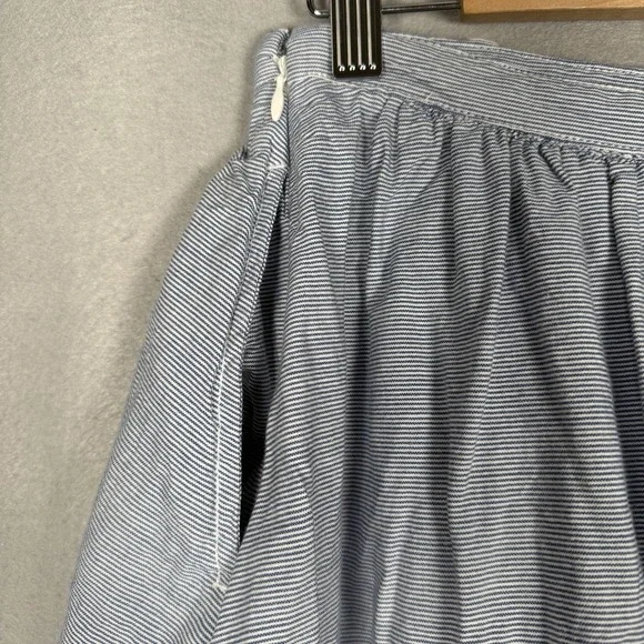 Tommy Hilfiger Mini Skirt Lace Blue 100% Cotton Sz 8 - Picture 9 of 11